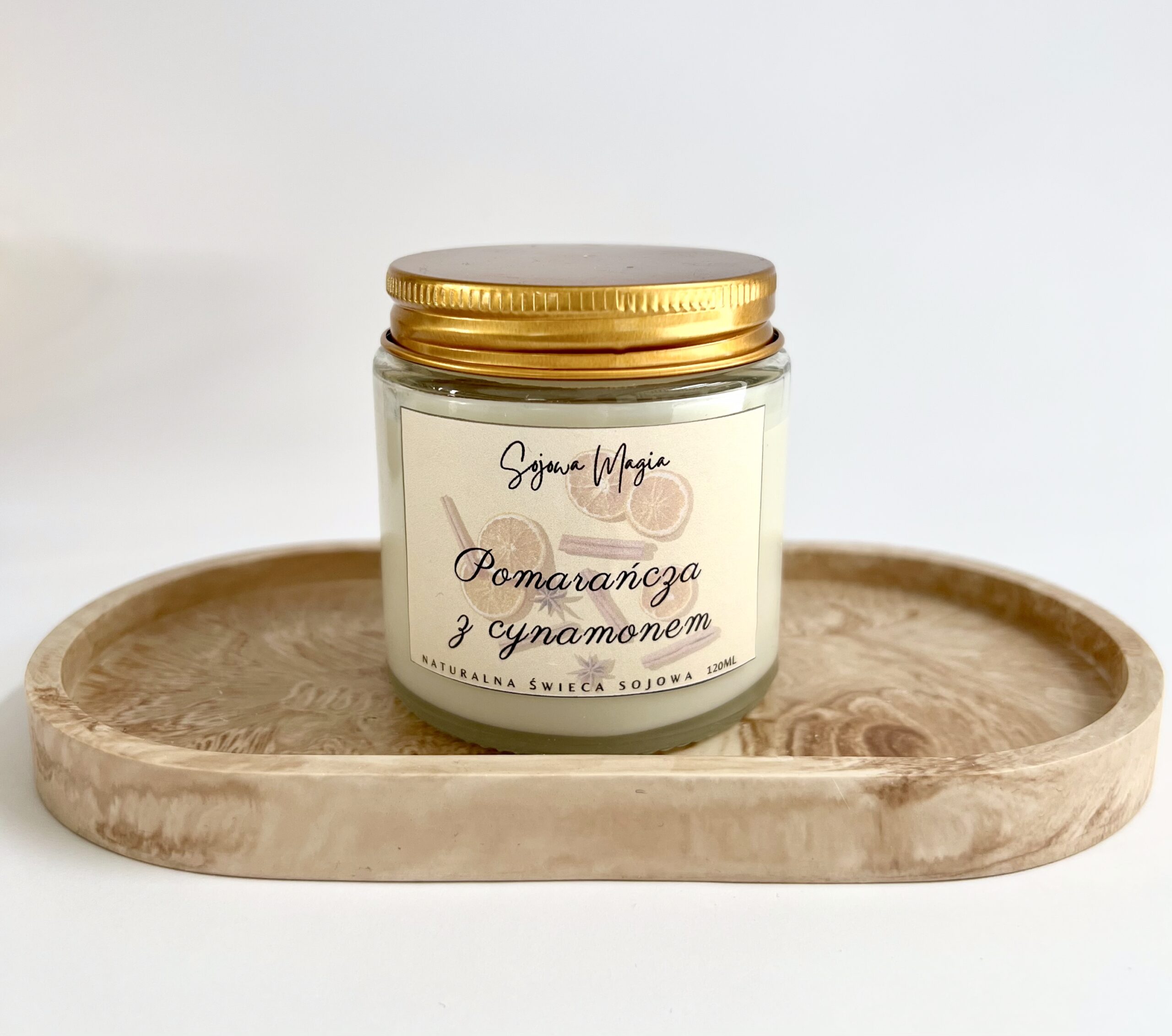 Świeca sojowa w szkle 120ml Świeca sojowa w szkle 120ml