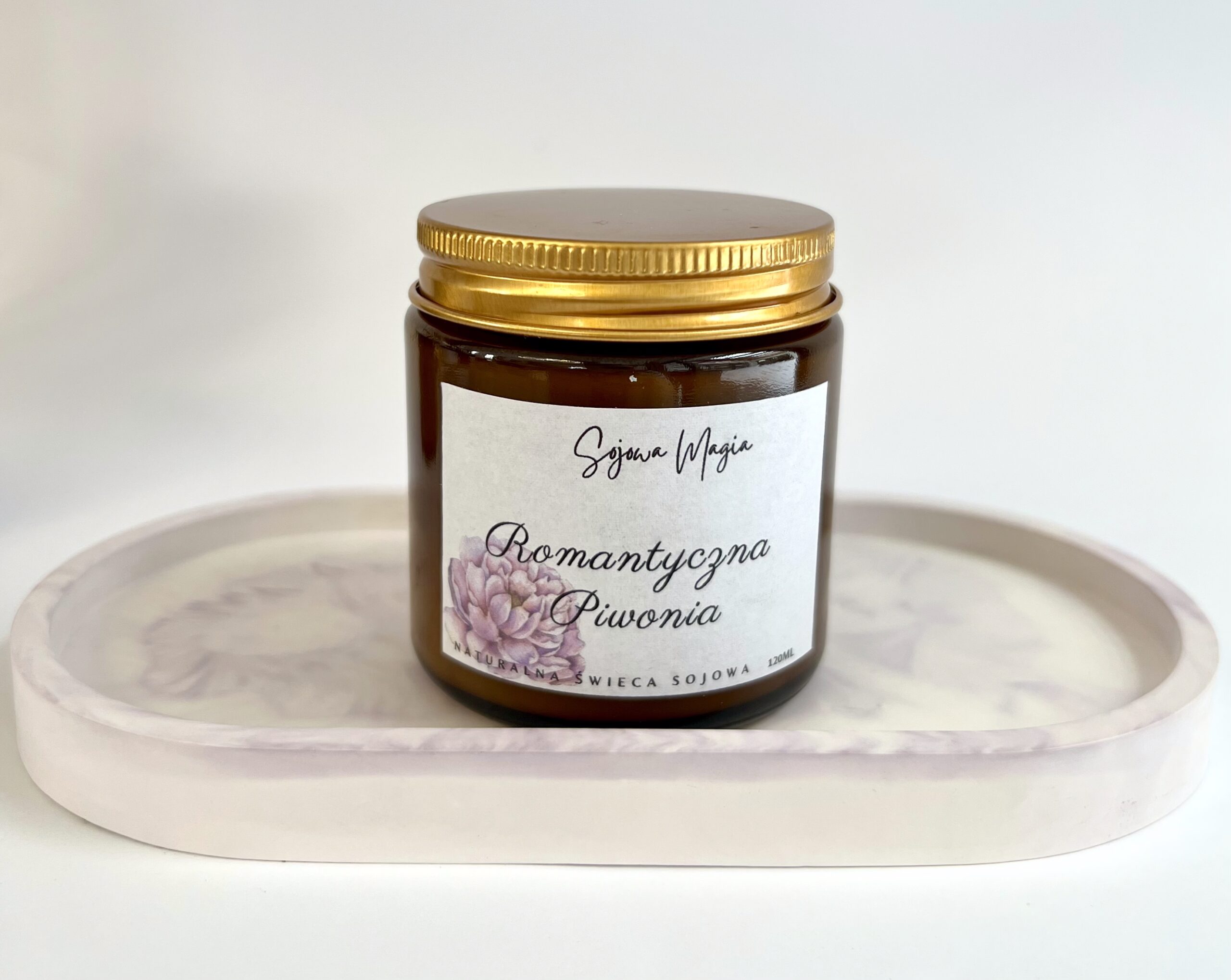 Świeca sojowa w szkle 120ml Świeca sojowa w szkle 120ml