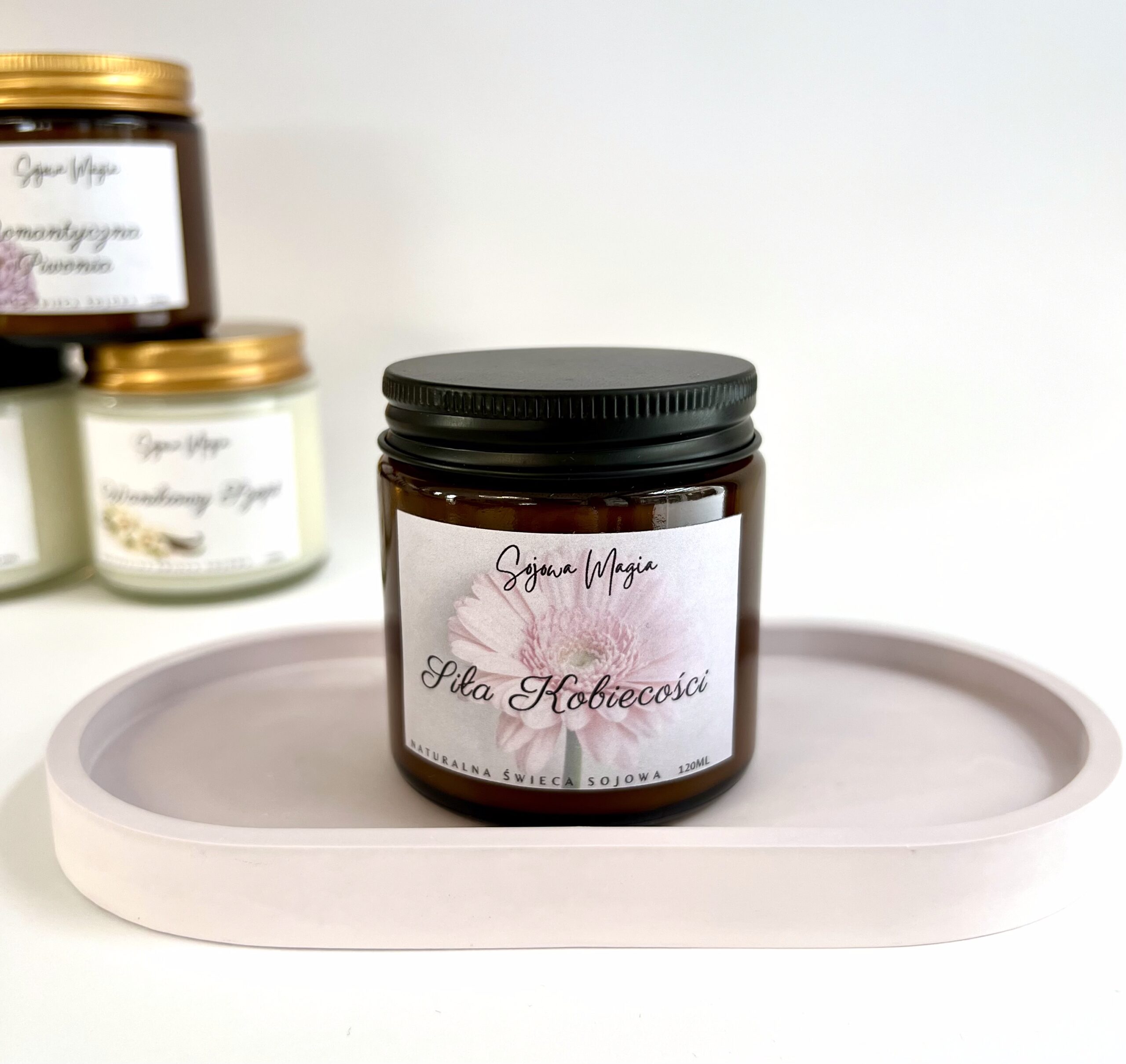 Świeca sojowa w szkle 120ml Świeca sojowa w szkle 120ml