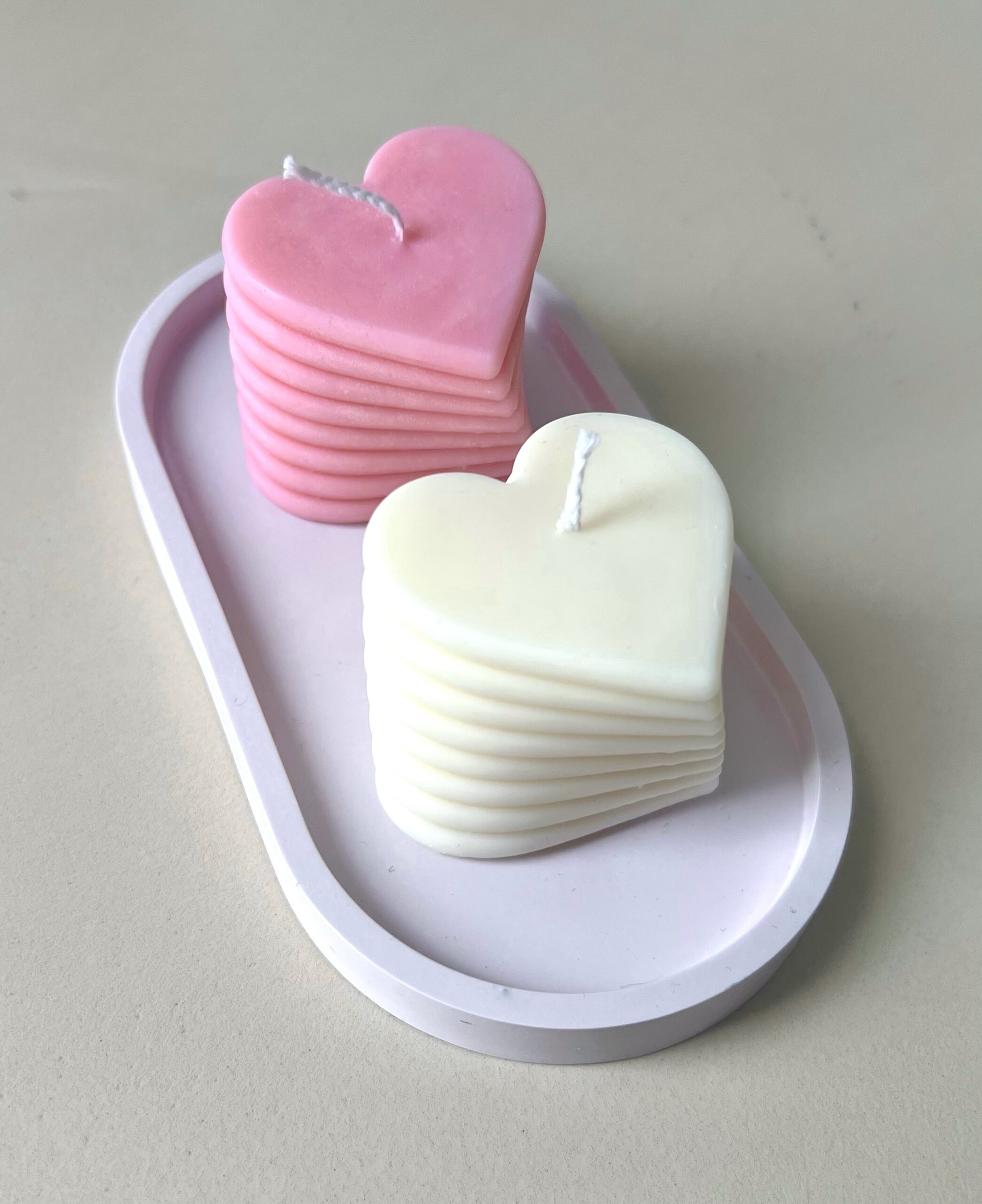 Świeca spiralne serce Świeca spiralne serce