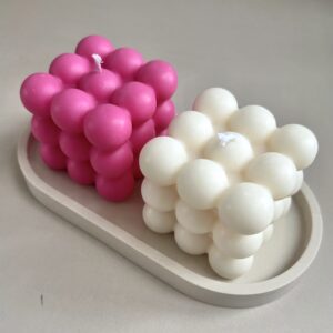 Świeca spiralne serce