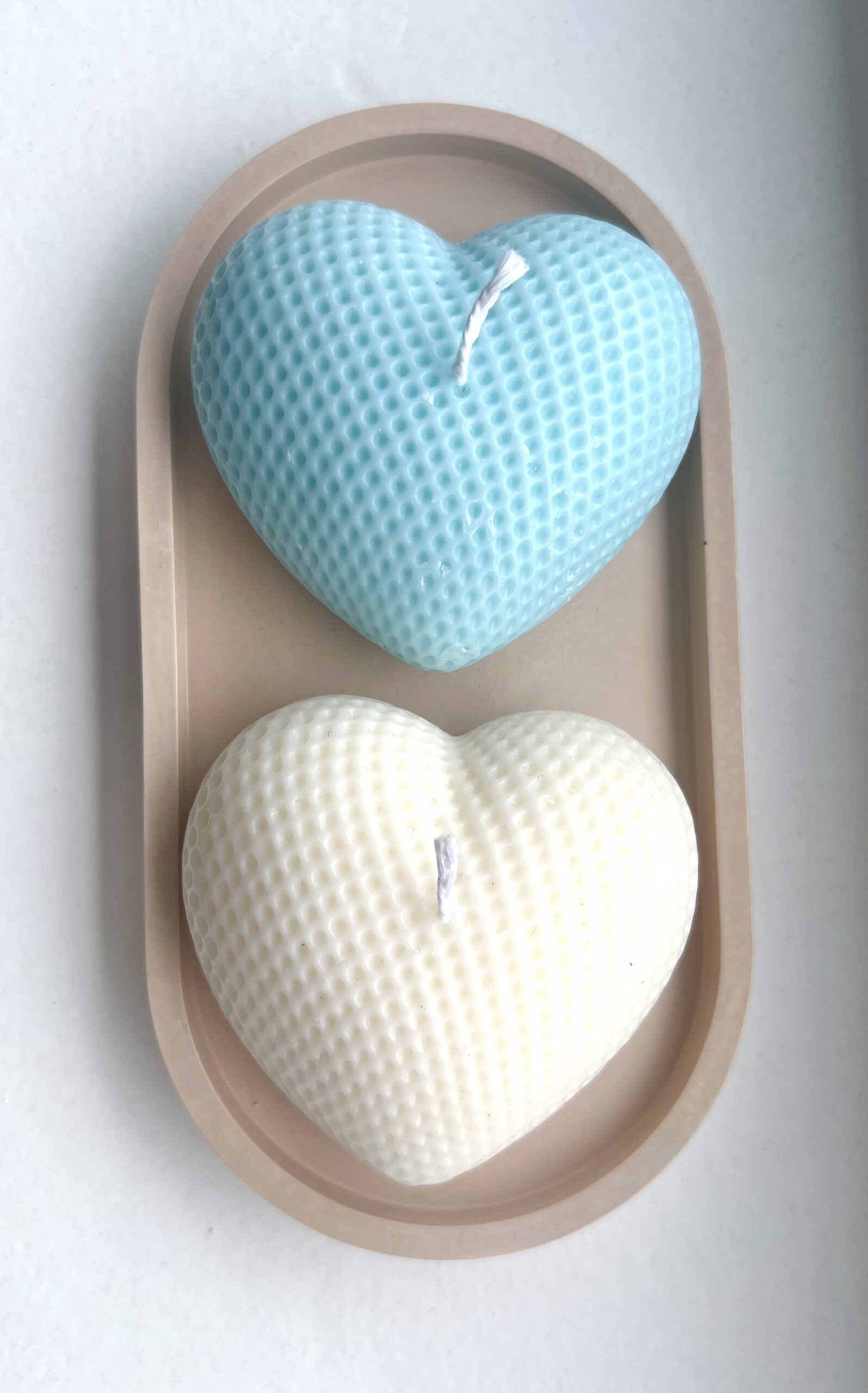 Świeca spiralne serce Świeca spiralne serce