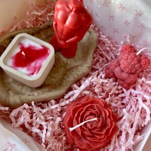 zestaw walentynkowy czerwony